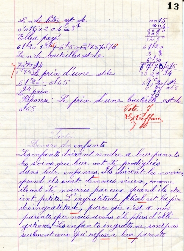 enseignement,cahier,écolier,guerre,histoire,calcul