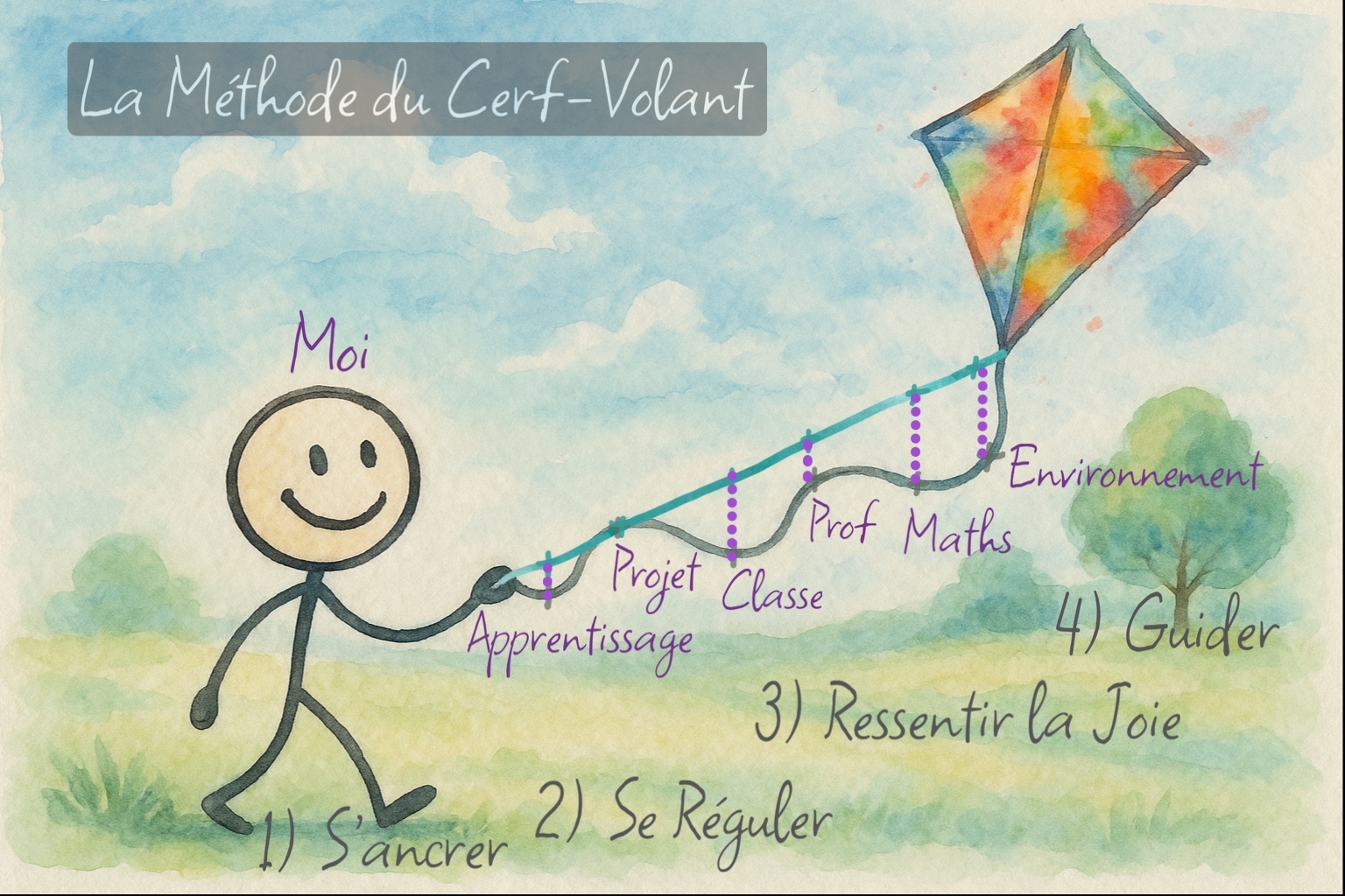 méthode,cerf-volant,pédagogie